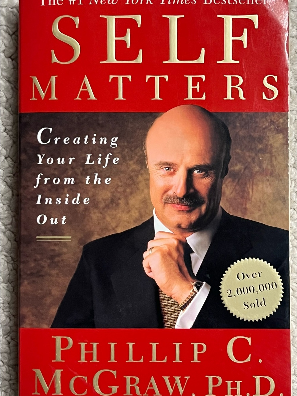 Self Matters by Phillip C. McGraw - Red & Gold Paperback